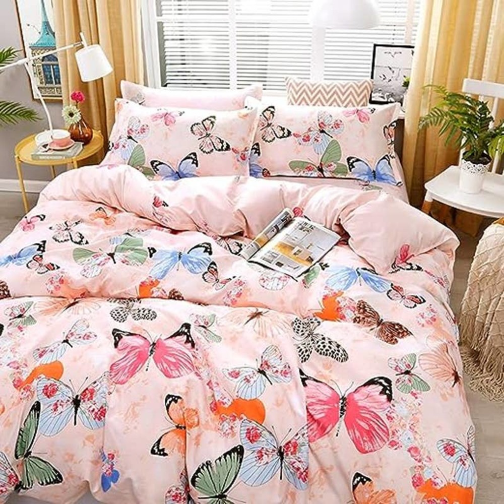 NEW in BAG - Buttery Soft Twin-Full Butterfly Duvet with 1 LG Pillow Sham